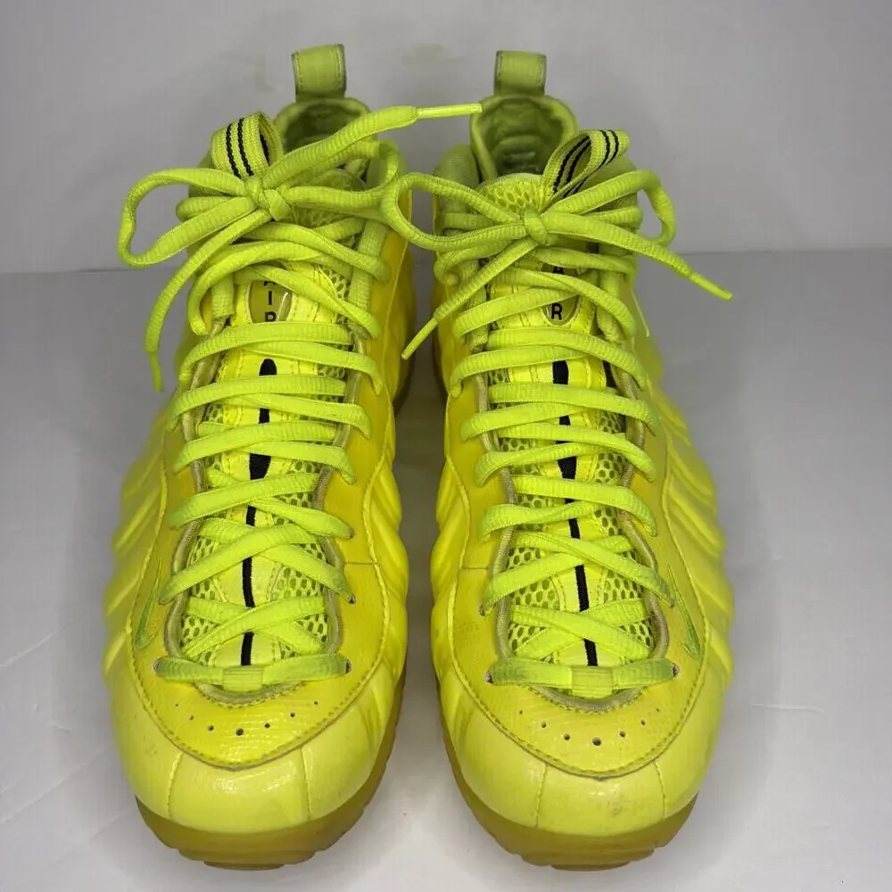 Nike Air Foamposite Pro Volt Men's size 12 Sneakers Yellow Shoes Gift